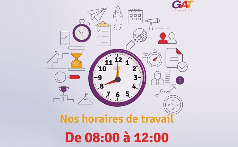 Horaire de travail gat